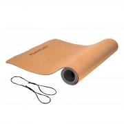 Podložka na jógu - korková TUNTURI Cork TPE Yoga Mat