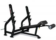 Posilovací lavice BH FITNESS L855BB bench v negativním úhlu